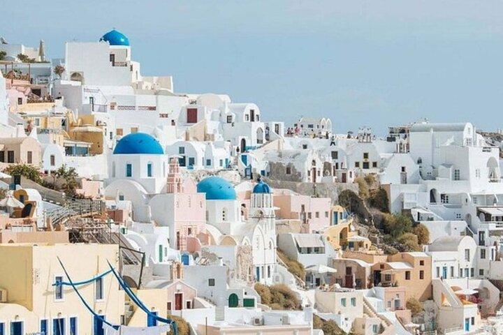 Skip Sky Tram Deluxe Five Hour Santorini Tour