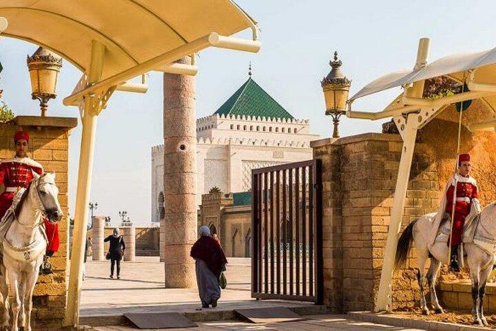 From Fes private tour to Casablanca via Volubilis and Rabat