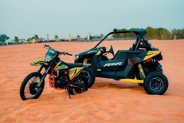 Premium Desert Safari and Dirt Bike with Dune Buggy