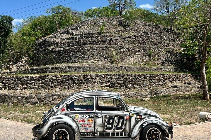 Private VW Beetle Tour to Chichen Itza, Cenote & Valladolid
