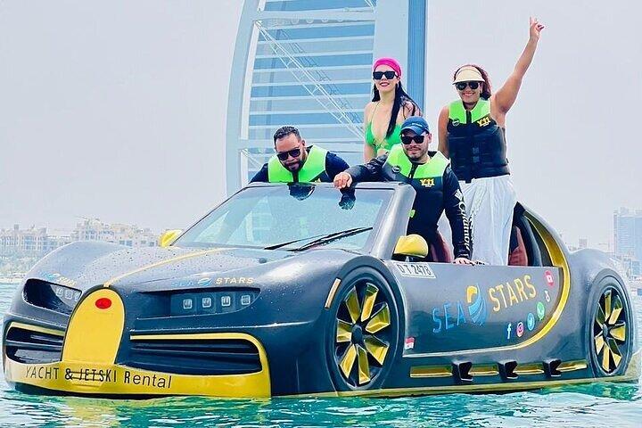 Jet Car Experience Dubai with Private Transfers and Photoghrapy