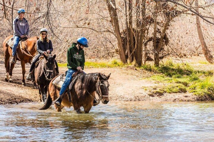 Sedona Horseback Rides At Dead Horse Ranch with River Crossing