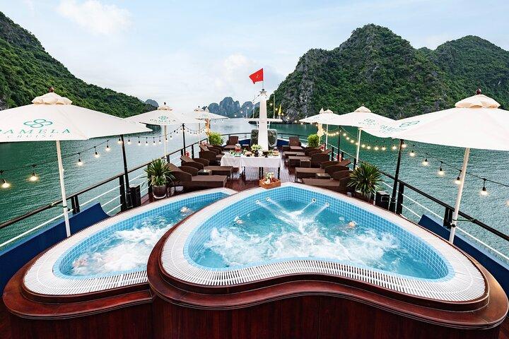 Luxury Ha Long Bay Pamela 5-Star Day Cruise from Harbor