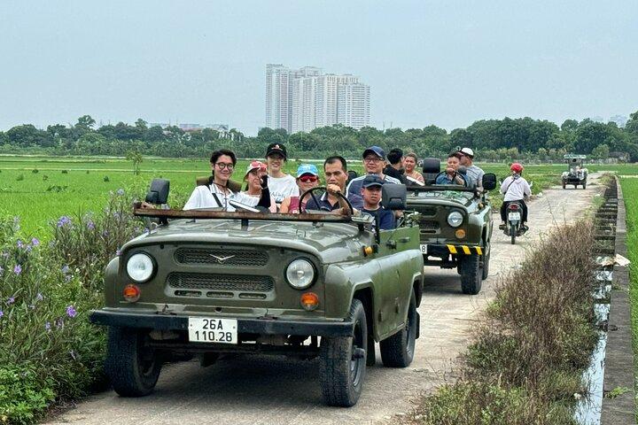 Hanoi City Tour Highlight, Train Street Combine visit Countryside