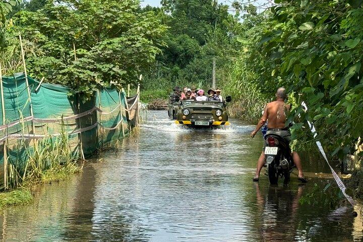 Hanoi Jeep Red River Delta Explore Rural Village See rice Paddies