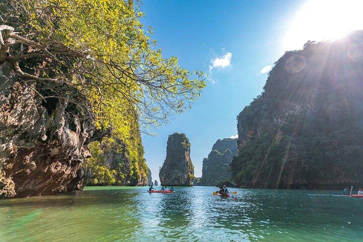 Phang Nga Bay and Canoeing Day Trip by Catamaran from Phuket