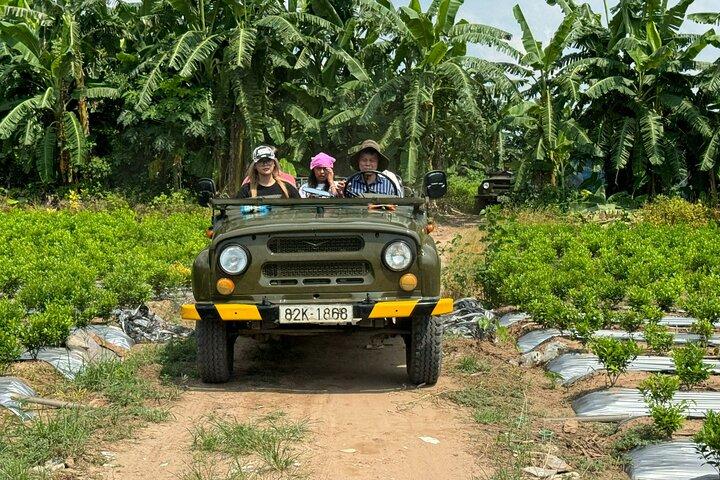 Hanoi Jeep Red River Delta Explore Rural Village See rice Paddies