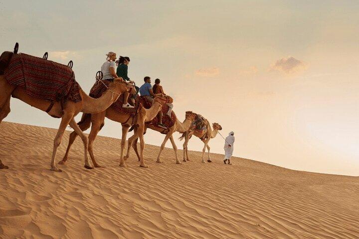 Dubai Red Dunes Safari, Camel Ride & Live BBQ