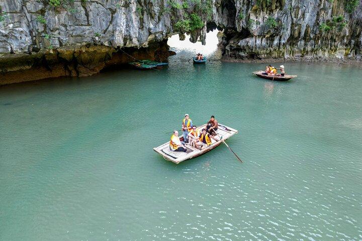 Halong Day Tour: 6-Hour Cruise Kayak, Swim, Hike, Cave visit