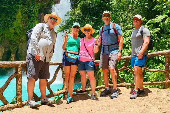 Private Blue Waterfall, Sloth Sanctuary and Coffee Tour Day Trip