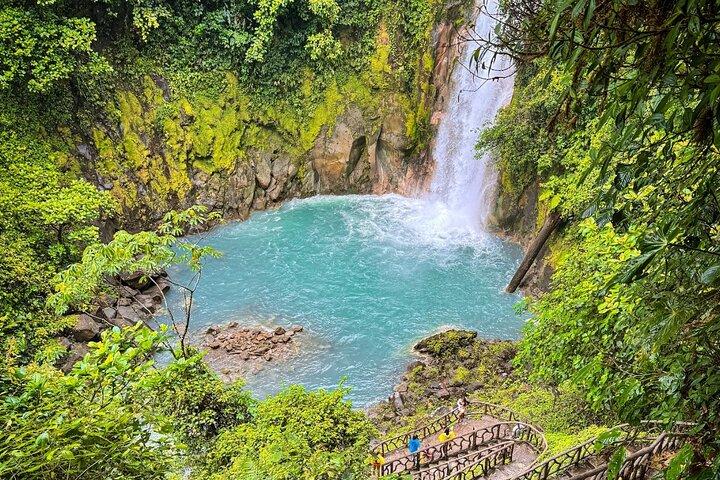 Private Blue Waterfall, Sloth Sanctuary and Coffee Tour Day Trip