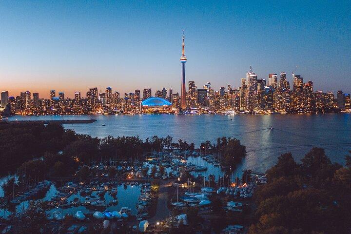 Toronto Premium Night Driving Tour with Harbour Boat Cruise
