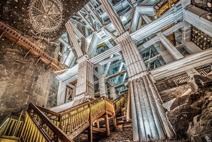 Wieliczka Salt Mine Live Guided Tour with Miners Lift & Pick-up