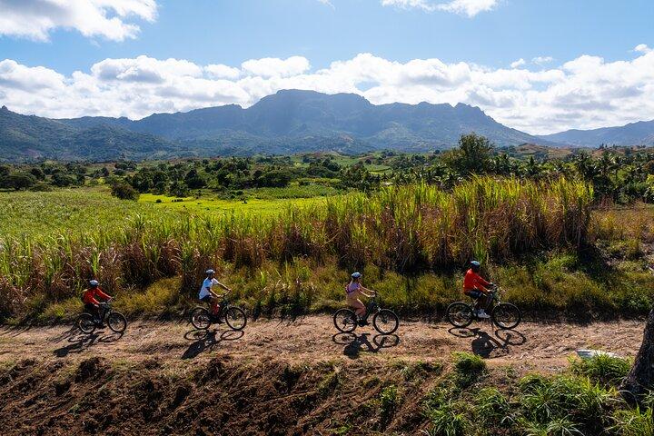 Nadi E-Bike Adventure: Discover Fiji's Hidden Sugarcane Farmland