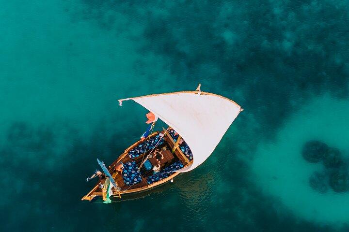 Full Day Mnemba Island Luxury Dhow in Zanzibar