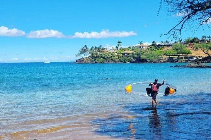 Maui Clear Kayak and Snorkel Tour: Swim with turtles (Makena)