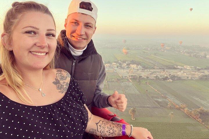 Hot Air Ballon Luxor Early Sunrise