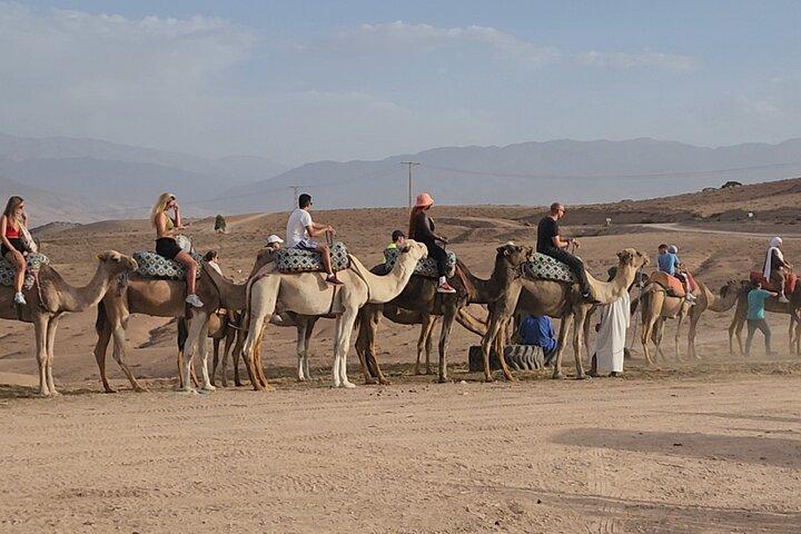 Marrakech Camel Ride and Traditional Dinner in Agafay Desert