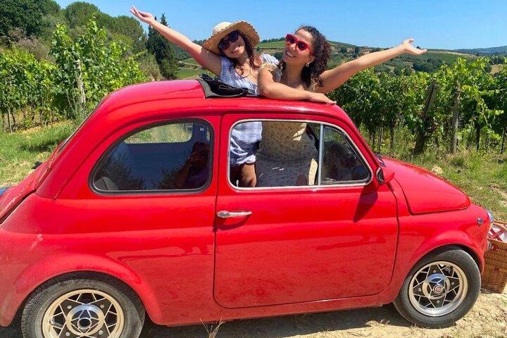 Private Tuscany & San Gimignano by Exclusive Vintage Fiat 500