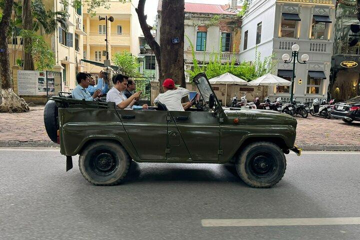 Saigon After Dark Foodie Tour by Army Open Air Jeep 4 Hours