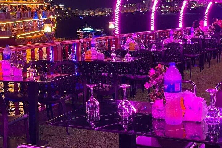 NYE 2026 Dubai Dhow Cruise Burj Khalifa Fireworks Live on Water