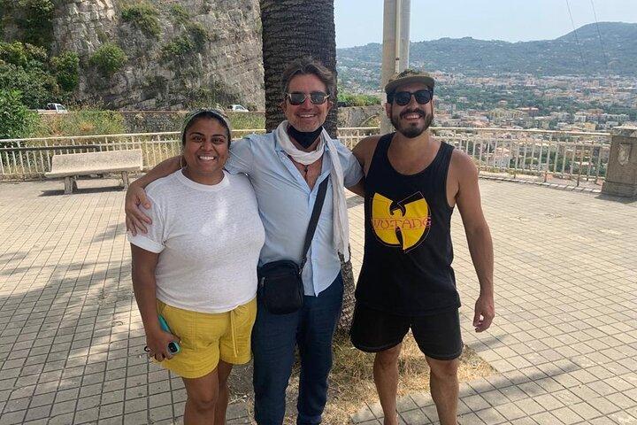 Naples to Sorrento with Pompeii guided tour or Vice Versa