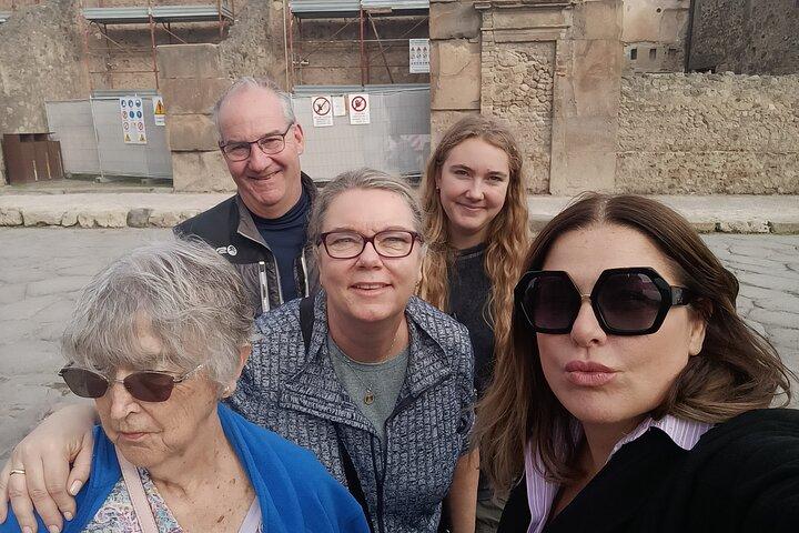 Naples to Sorrento with Pompeii guided tour or Vice Versa
