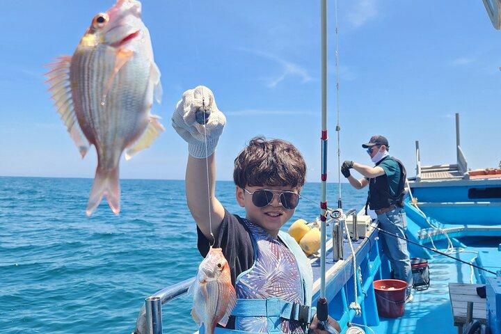 Jeju Hidden Gem Sea Boat Fishing Tour with Lunch
