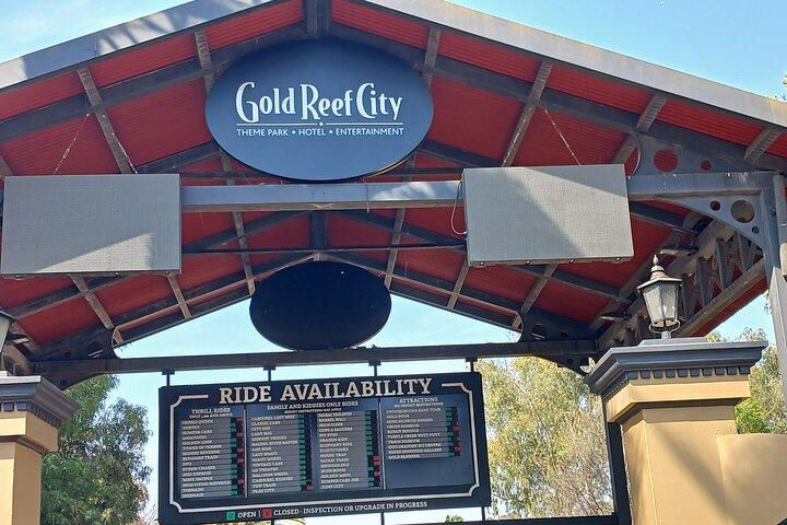 Gold reef city amusement park and mine tour