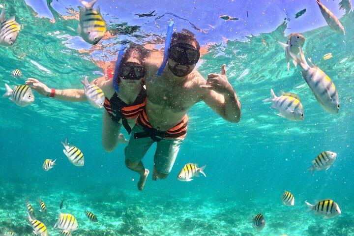 Cancun Private Catamaran Cruise– Open Bar & Snorkeling Experience