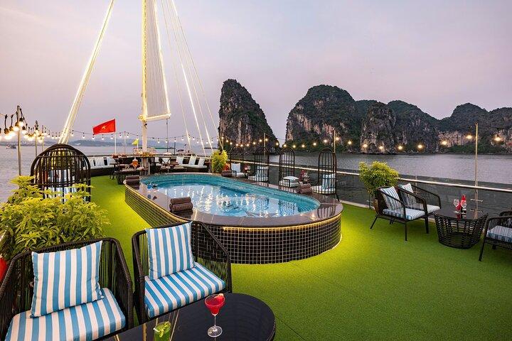 Halong Bay Day Tour With Sunlight Luxury Cruise With Transfer