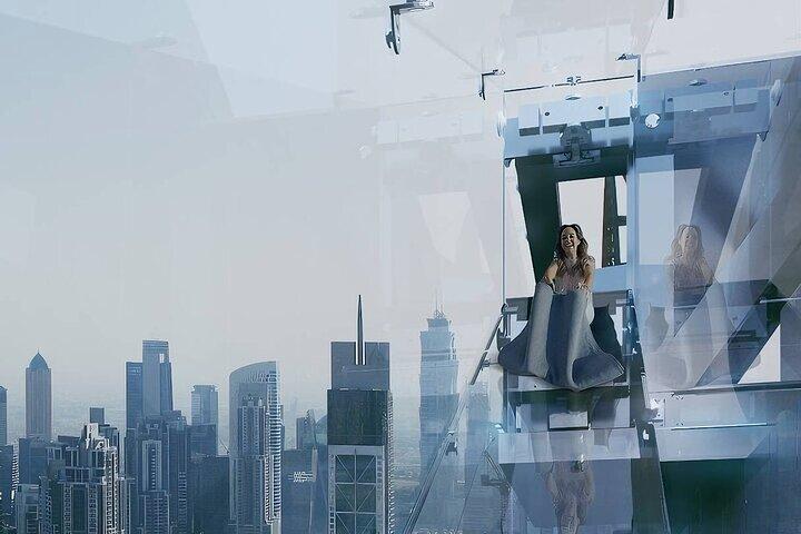 Dubai Sky Views Entry with Glass Slide Access