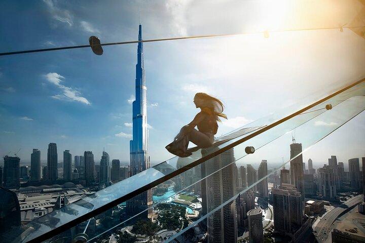Dubai Sky Views Entry with Glass Slide Access