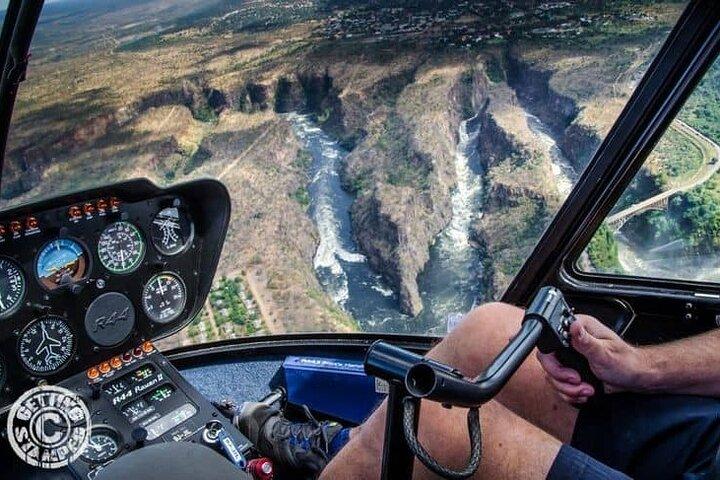 Victoria Falls Helicopter Tour with Guide