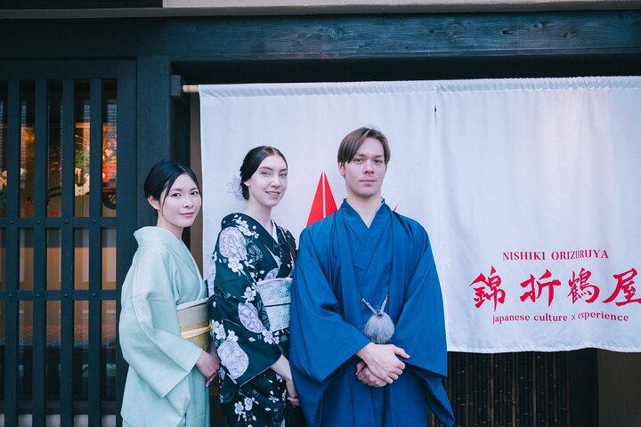 Kimono Tea Ceremony Experience at Kyoto Oritzuruya, Nishiki