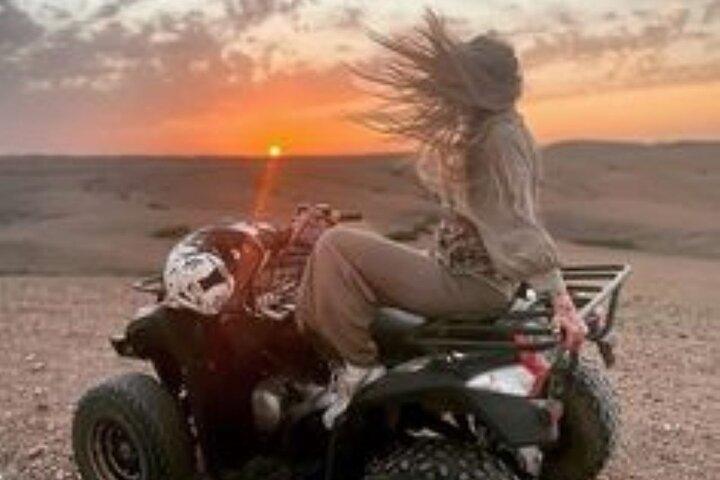 Desert Agafay Marrakech: Quad & Camel Ride, Sunset, Dinner & Show