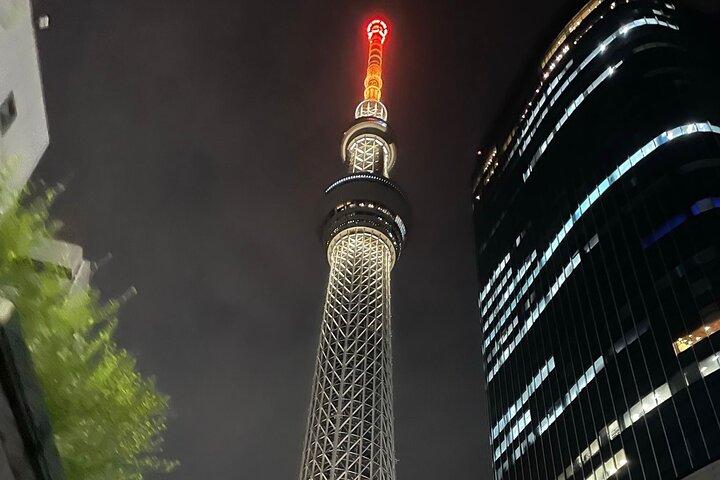 Tokyo Night Tour with English Speaking Guide