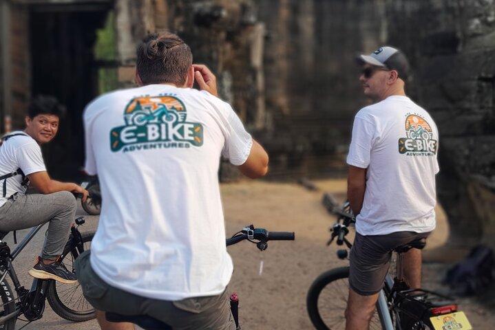 Explore the Angkor Temples by Electric Mountain Bike