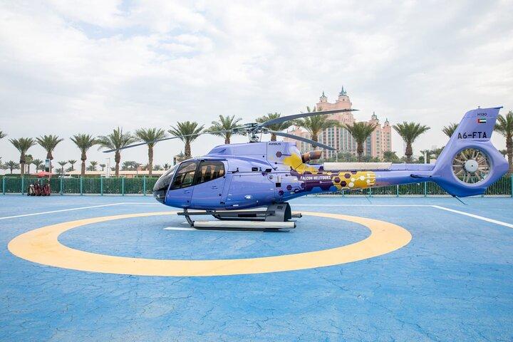 12 mins Helicopter Tour & The View at The Palm Observatory Deck