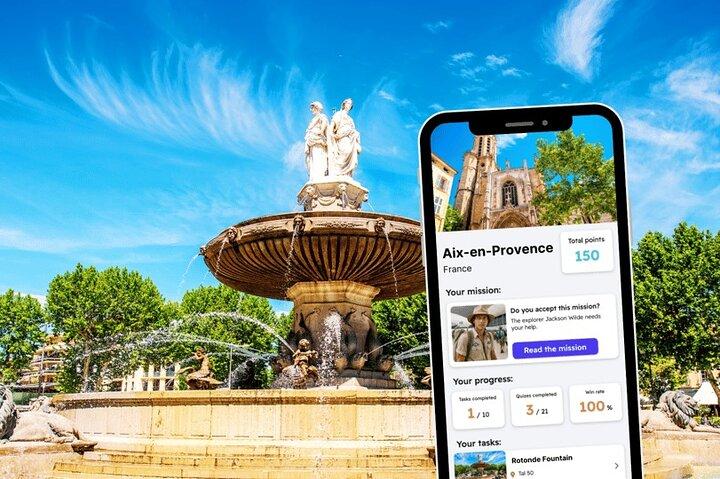 Aix-en-Provence Exploration Game and City Tour on your Phone
