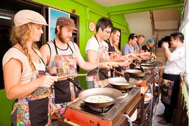 Silom Thai Cooking School with Fresh Market Tour