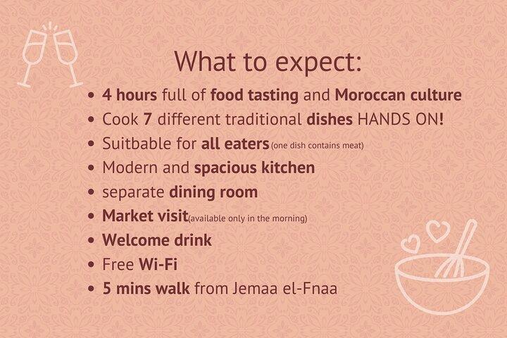 Moroccan Cooking Class with Market Visit and Meal