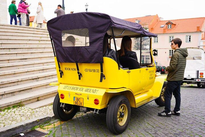 Vintage Tuk Tuk Tour experience in Alfama, Chiado, and Baixa 2h