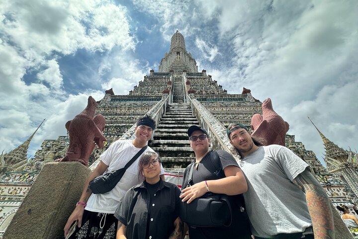 Bangkok Canal Tour by long tail boat, Wat Arun and Wat Pho