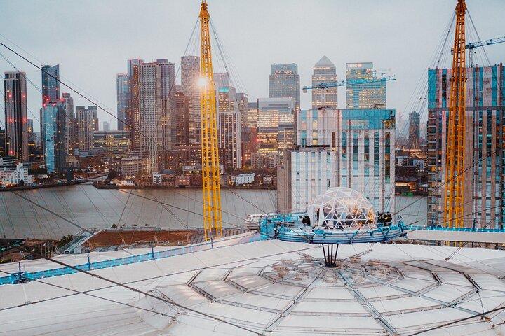 Up at The O2: Snow Globe Climb Experience with Guided Tour