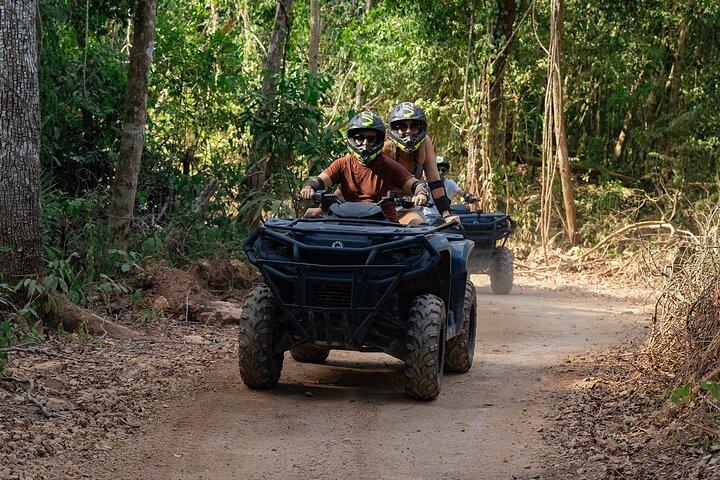 Hidden Cenote Swim & ATV Jungle Adventure with Transportation