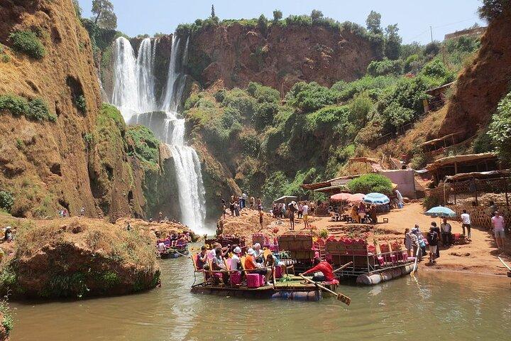 Ouzoud Waterfall Small group Guided Tour Boat Ride from Marrakech