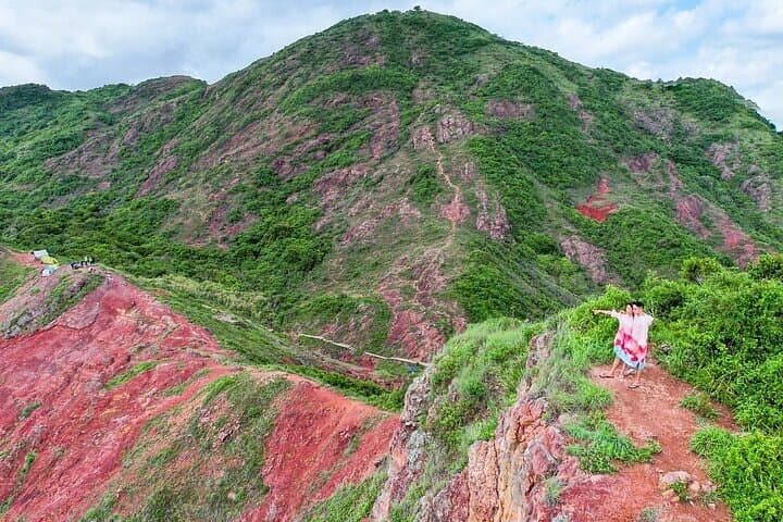 Island Hopping Tour in Flaming Red Coast, Hong Kong Geopark