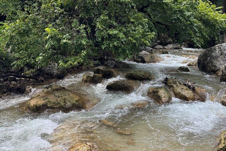 Private/Group Cola de Caballo Waterfall & Santiago (Premium SUV)