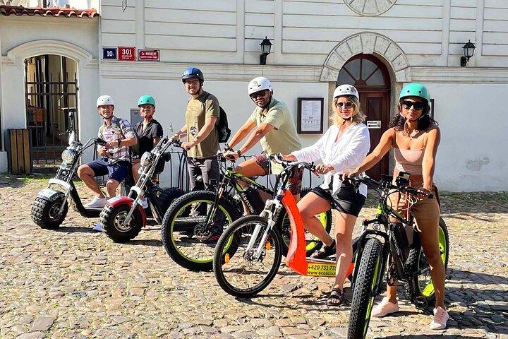 Prague Panoramic Views e-bike and e-Scooter guided Tour
